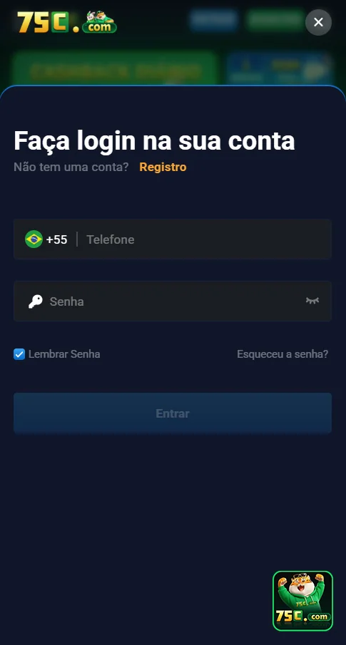 Atendente ajudando jogador em dúvidas sobre 75c